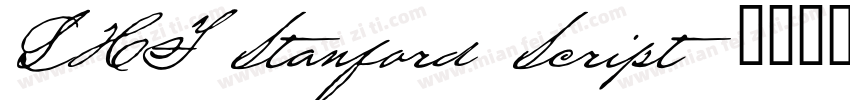 LHF Stanford Script字体转换